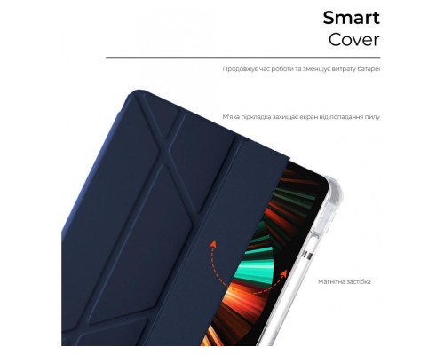 Чохол до планшета Armorstandart Y-type Case with Pencil Holder Apple iPad Pro 12.9 2020 / 2021 Dark Blue (ARM62321)