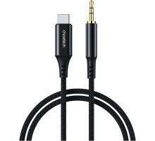 Перехідник USB-C to jack 3.5mm stereo audio (CDLA) 2.0m Choetech (AUX008-BK)