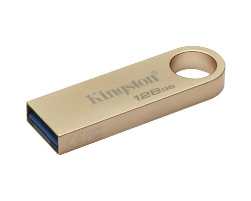 USB флеш накопичувач Kingston 128GB DataTraveler SE9 G3 Gold USB 3.2 (DTSE9G3/128GB)