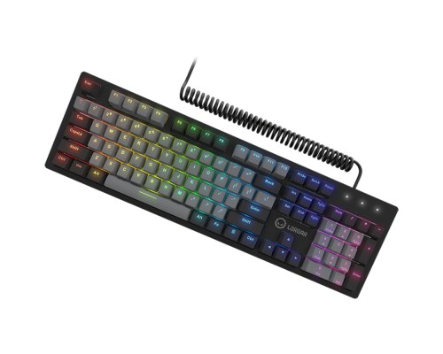 Клавіатура Lorgar Azar 514 RGB USB UA Black (LRG-GK514B-UA)