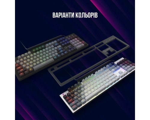 Клавіатура Lorgar Azar 514 RGB USB UA Black (LRG-GK514B-UA)