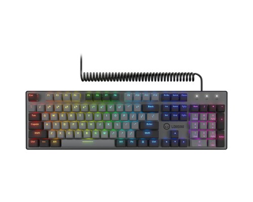 Клавіатура Lorgar Azar 514 RGB USB UA Black (LRG-GK514B-UA)
