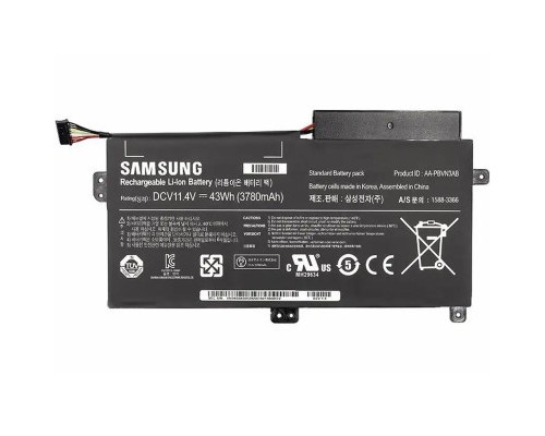 Акумулятор до ноутбука Samsung 370R5 AA-PBVN3AB, 43Wh (4000mAh), 3cell, 10.8V, Li-ion AlSoft (A47878)