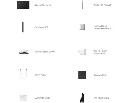 Планшет-монітор Huion Kamvas Studio 16 (KS1601)