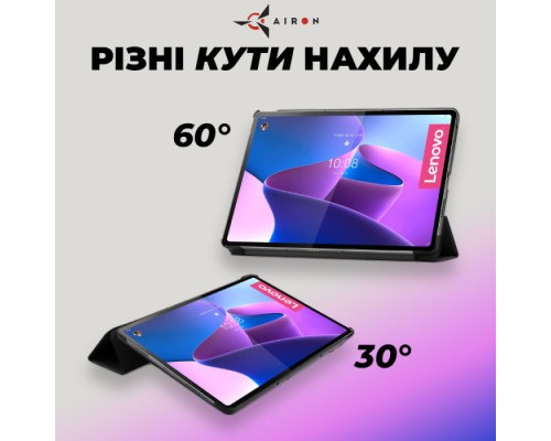 Чохол до планшета AirOn Premium Lenovo Tab P12 Pro + Film black (4822352781108)
