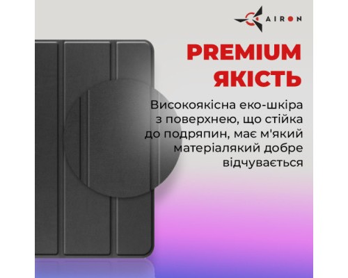 Чохол до планшета AirOn Premium Lenovo Tab P12 Pro + Film black (4822352781108)