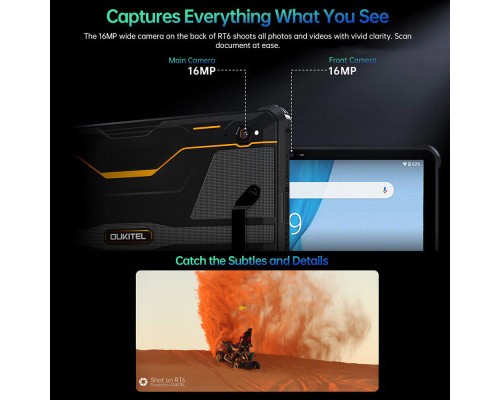 Планшет OUKITEL RT6 8/256GB /NFC/ LTE Black (6931940750233)