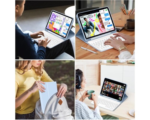 Чохол до планшета BeCover Keyboard Apple iPad Air (4/5) 2020/2022 10.9