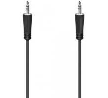 Кабель мультимедійний 3.5 mm Jack - 3.5 mm Jack Stereo 3 m Black Hama (00205115)