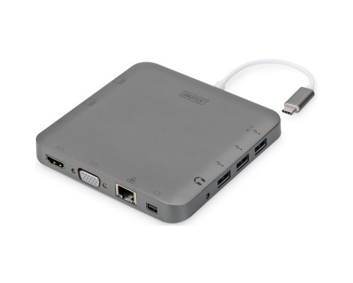Порт-реплікатор Digitus USB-C, 11 Port (DA-70876)